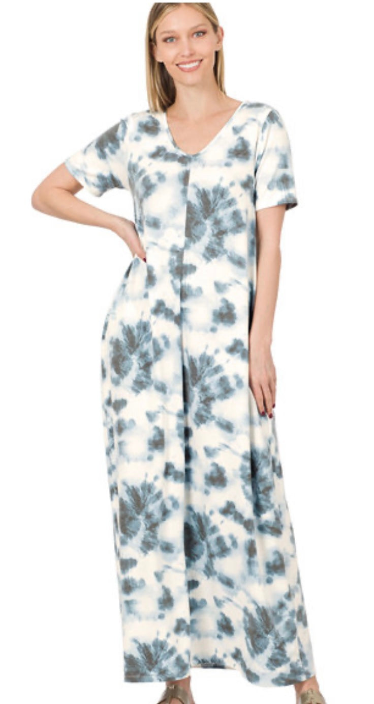 french terry maxi dress French Terry Plus