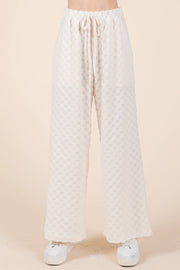 TL1772 CHECKER V-NECK TUNIC : Taupe / Solid / XL