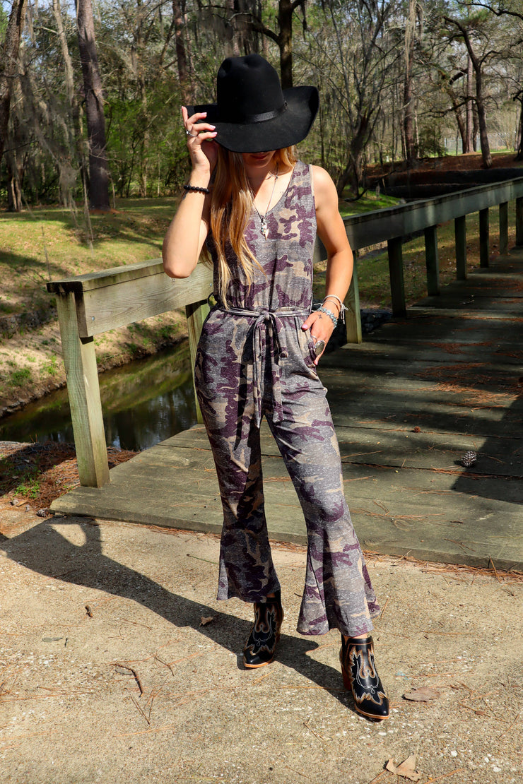 Jewel Flare Jumpsuit