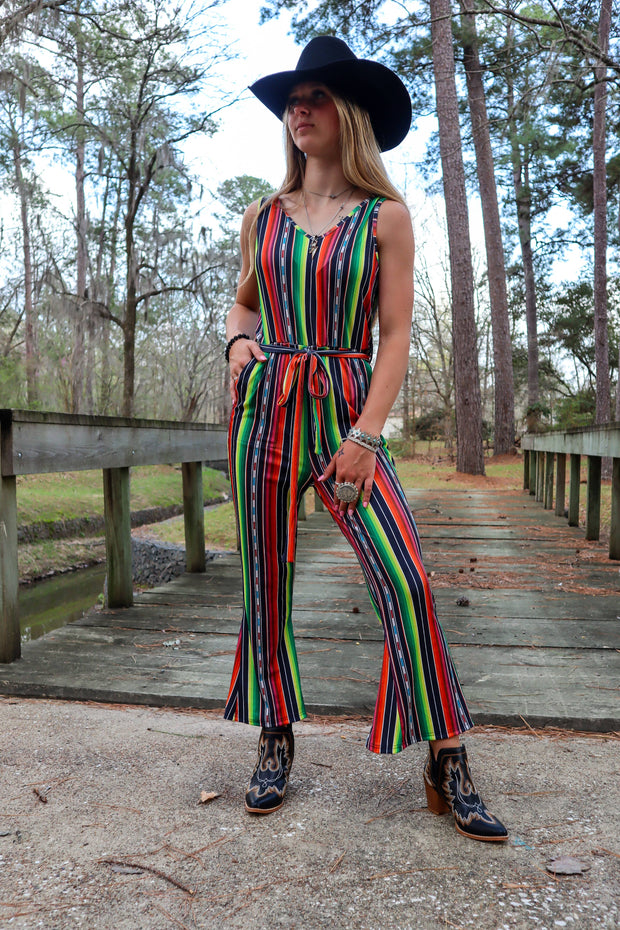 Jewel Flare Jumpsuit