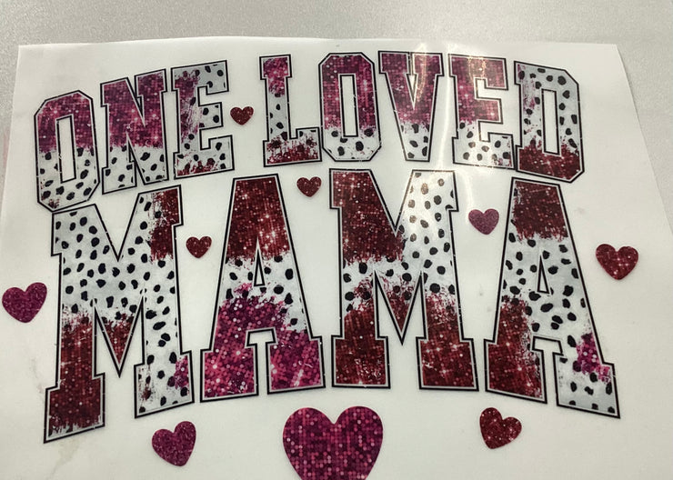 Pink & Cow Loved Mama