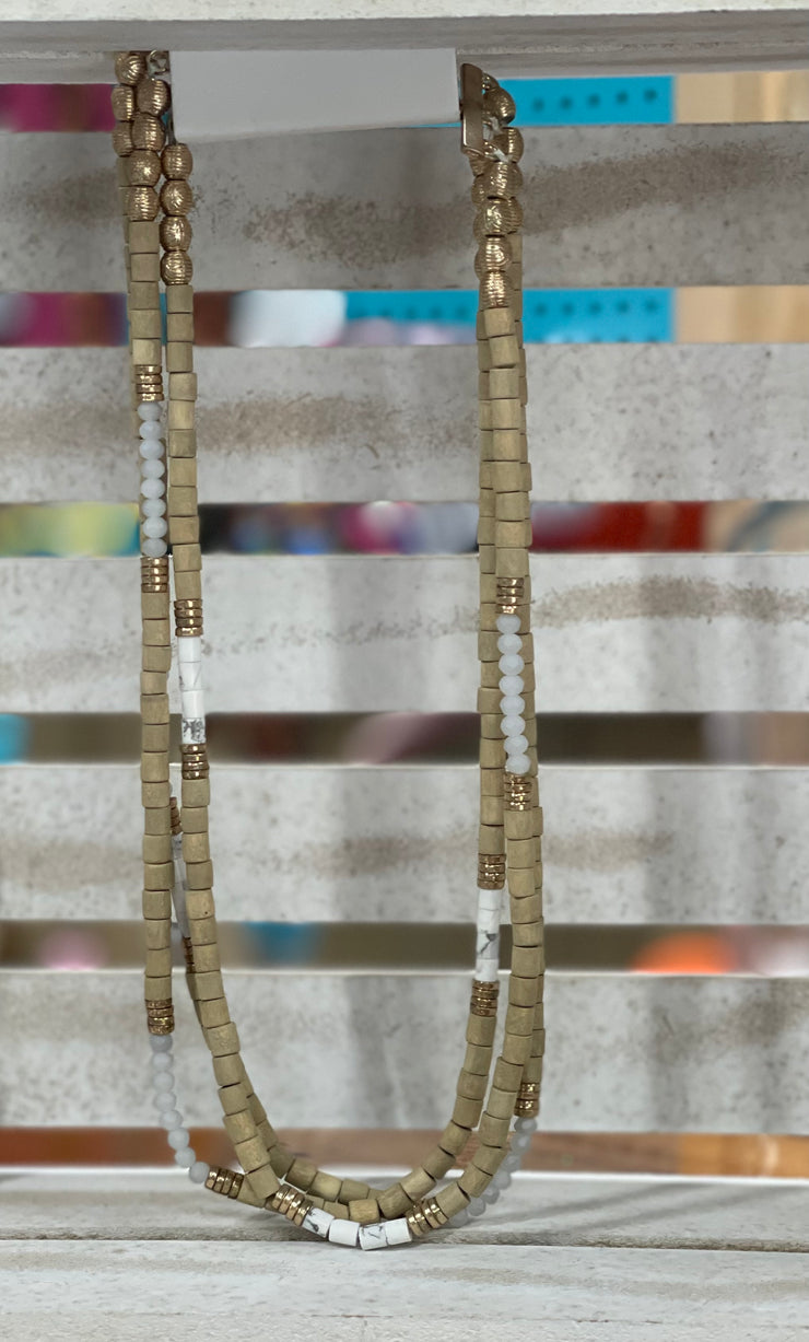 Nat’s layered necklace