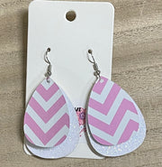 Girly Girl Leather Earrings