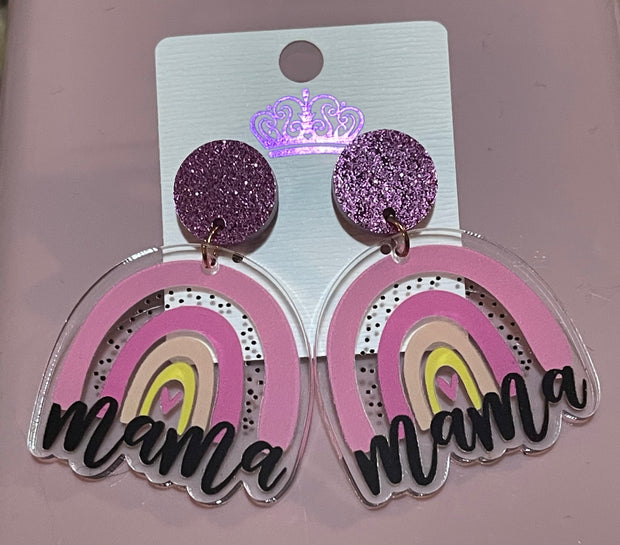 Pink mama Earrings