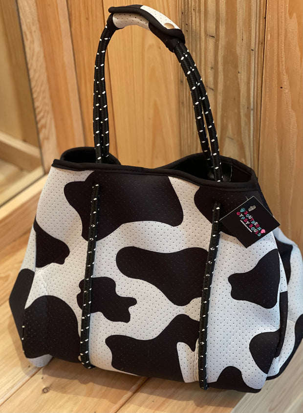 Spotted Neoprene Tote