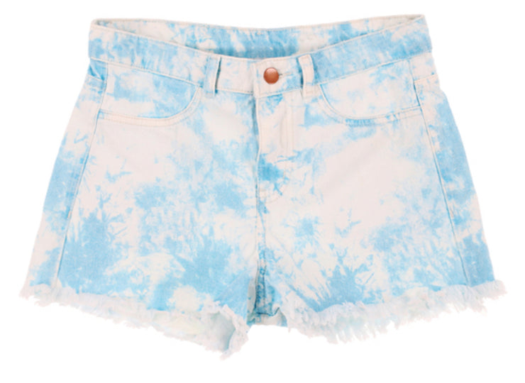 Summer Blues tye dye shorts