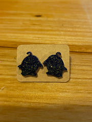 Glitter Pig Studs