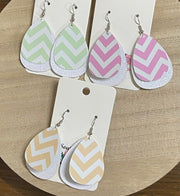 Girly Girl Leather Earrings